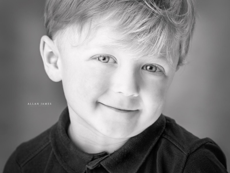 Black&White children's headshot photographer llanharan bridgend Cowbridge South Wales