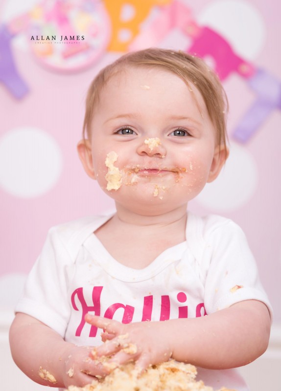 Cake Smash photography South Wales Allan James Cardiff