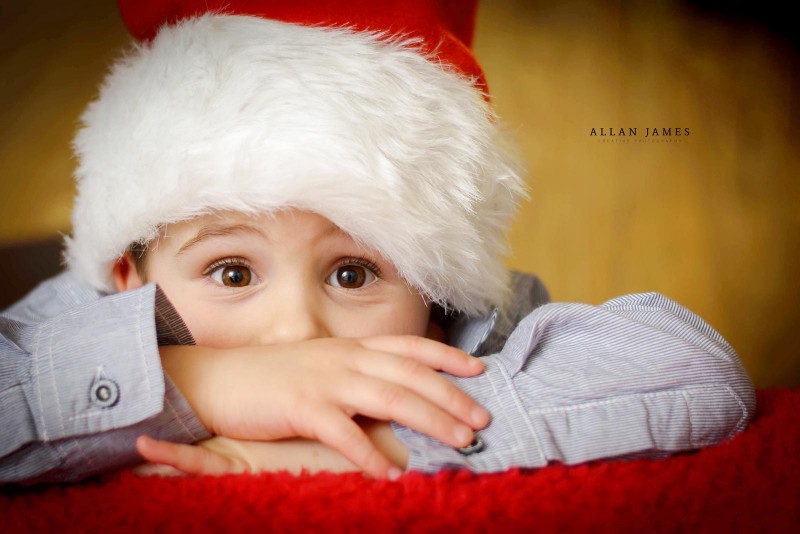 Cute-Santa-hat-and-brown-eyes