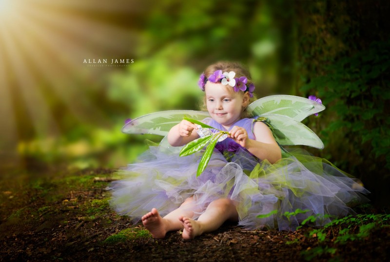 Fairy Portrait On Location Swansea Wales Penllegare Woods
