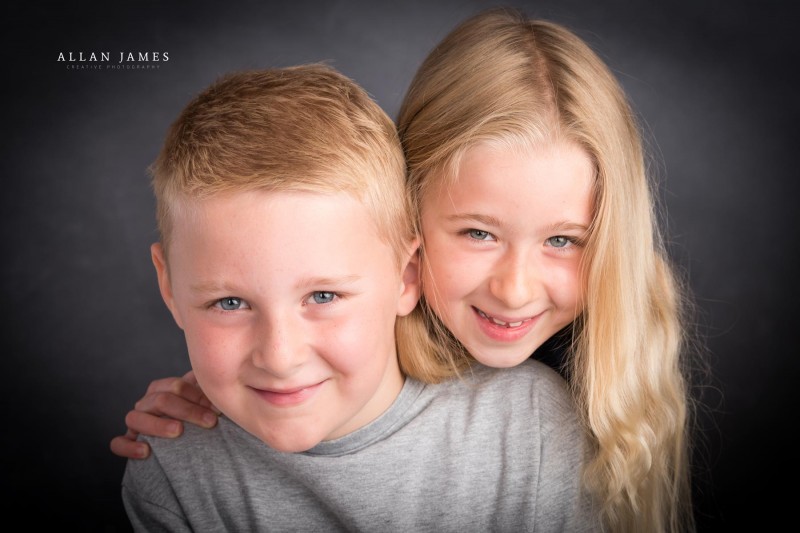 Studio Photography Children's portraits Allan James of Cardiff Bridgend South Wales