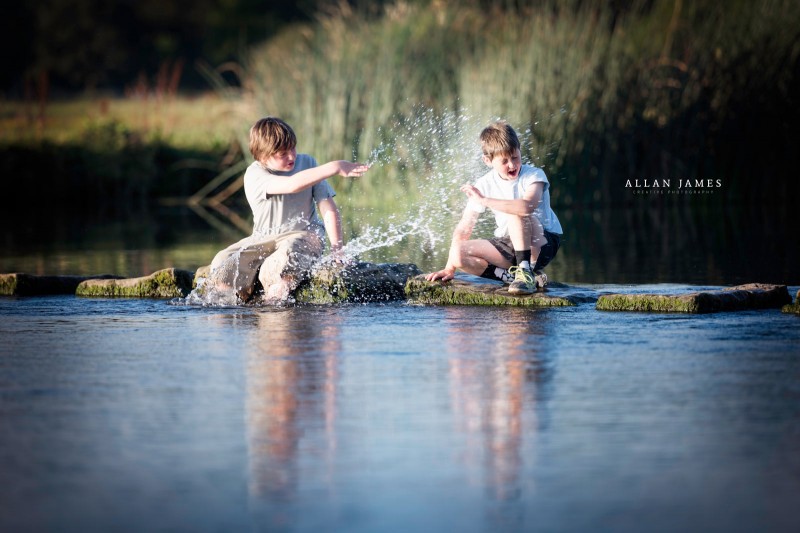 children-playing-ogmore-bridgend